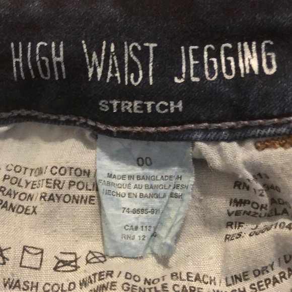 🌻3/26$ Garage Navy High-waist Jegging🌻 - Picture 4 of 5